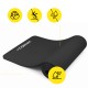 Килимок спортивний Cornix NBR 183 x 61 x 1.5 cм для йоги та фітнесу XR-0495 Black