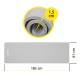 Килимок спортивний Cornix NBR 183 x 61 x 1.5 cм для йоги та фітнесу XR-0496 Grey