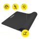 Килимок спортивний Cornix NBR XL 190 x 100 x 1.5 cм для йоги та фітнесу XR-0498 Black