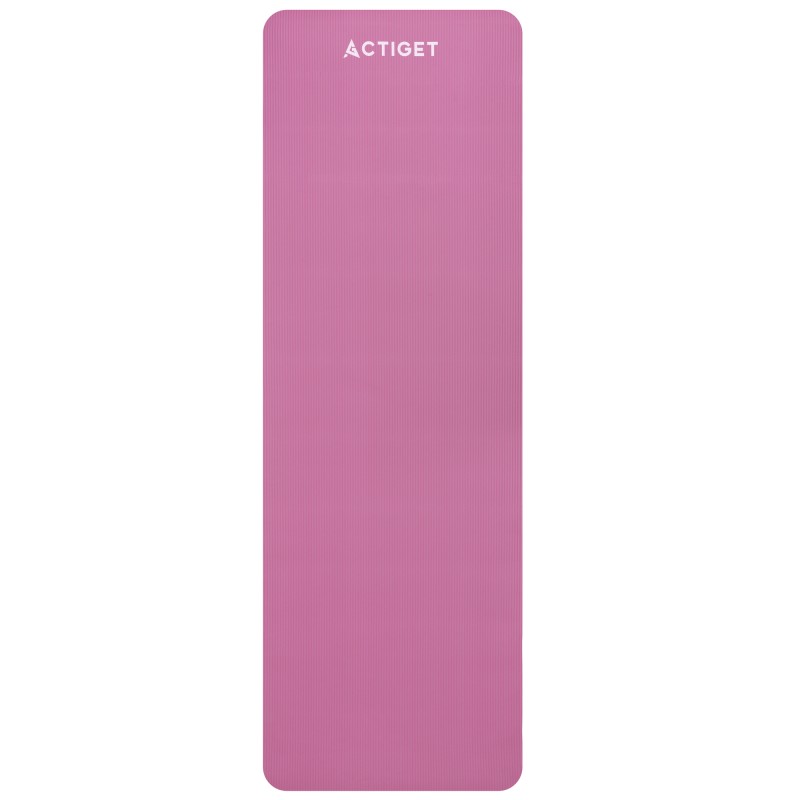 Килимок спортивний Actiget NBR 183 x 61 x 1 cм для йоги та фітнесу ACT0018 Pink