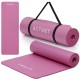 Килимок спортивний Actiget NBR 183 x 61 x 1 cм для йоги та фітнесу ACT0018 Pink
