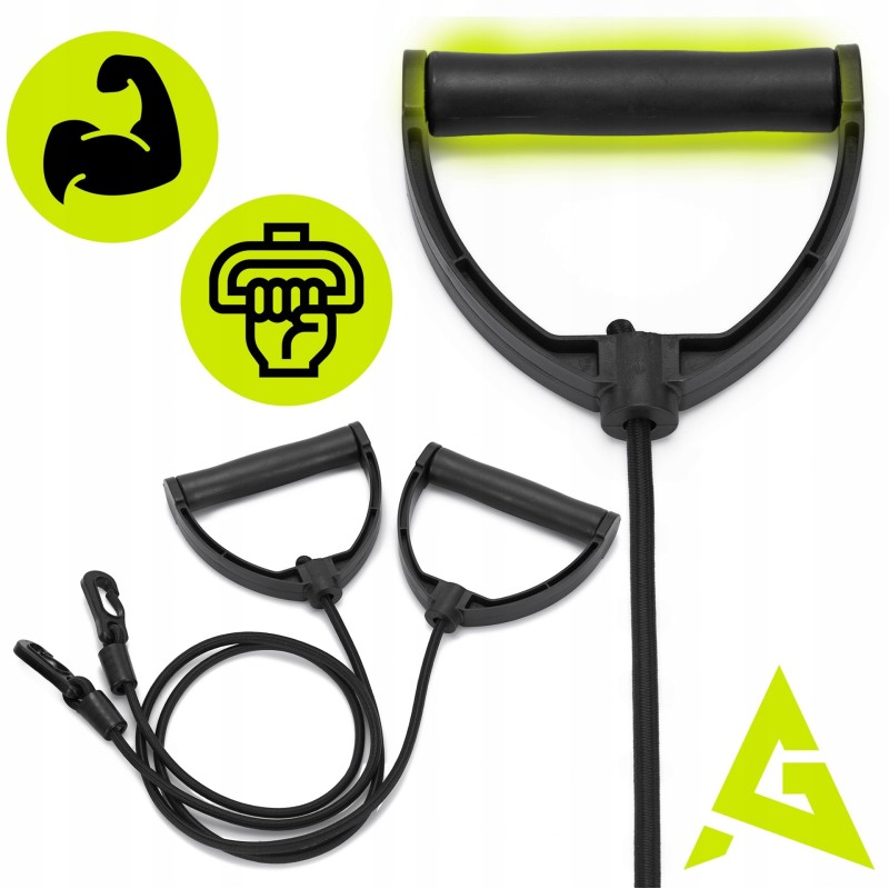 Степер (міні-степер) Actiget Actistep з еспандерами ACT0173 Black