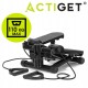 Степер (міні-степер) Actiget Actistep з еспандерами ACT0173 Black