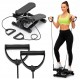 Степер (міні-степер) Actiget Actistep з еспандерами ACT0173 Black