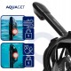 Маска для снорклінгу Aquaget повнолицьова Size L/XL AQ0005 Black
