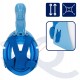 Маска для снорклінгу Aquaget Shark повнолицьова, дитяча AQ0009 Sky Blue