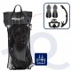 Набір для снорклінгу Aquaget маска із трубкою та ласти AQ0008 Black/Grey