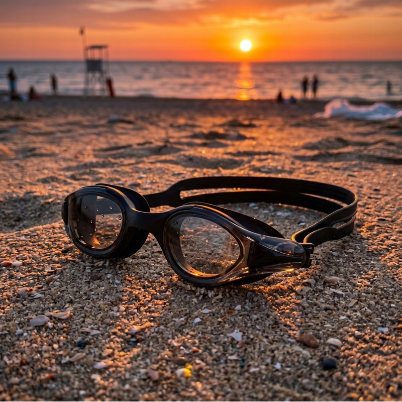 Окуляри для плавання Aquaget AQ0010 Black