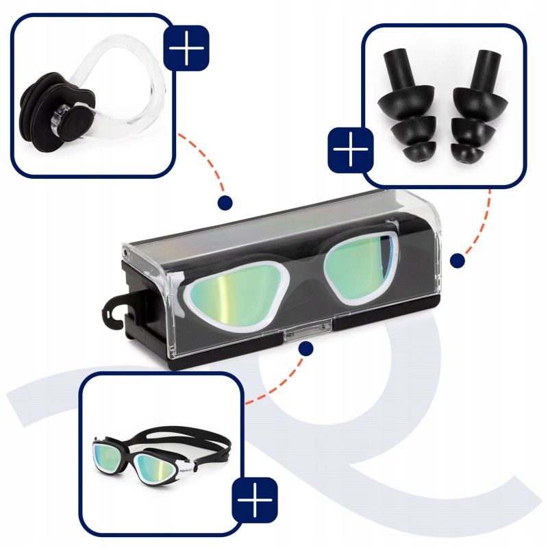 Окуляри для плавання Aquaget AQ0011 Black