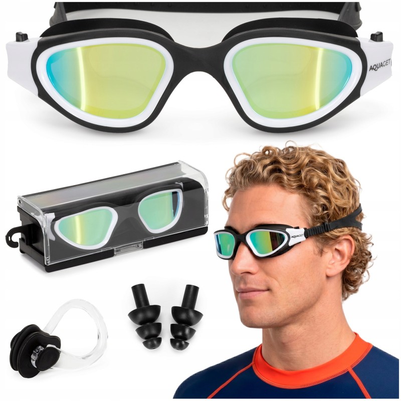 Окуляри для плавання Aquaget AQ0011 Black