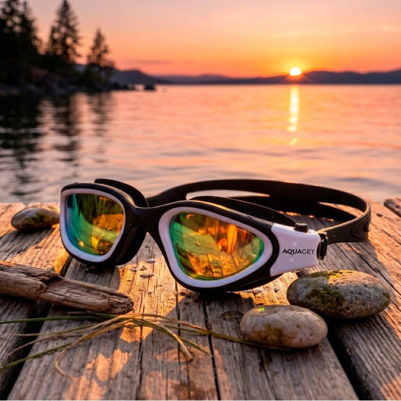 Окуляри для плавання Aquaget AQ0011 Black