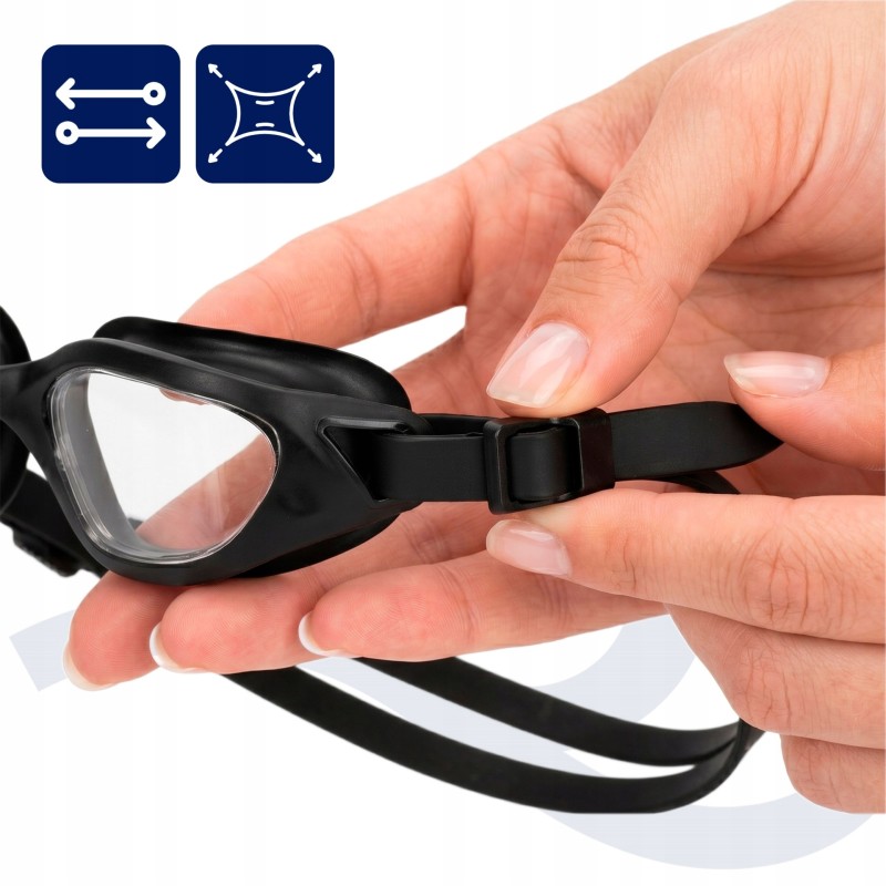 Окуляри для плавання Aquaget AQ0013 Black