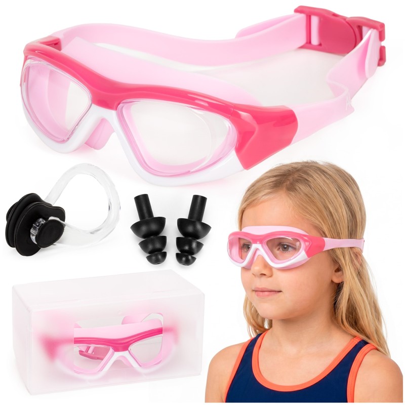 Окуляри для плавання Aquaget дитячі AQ0016 Pink