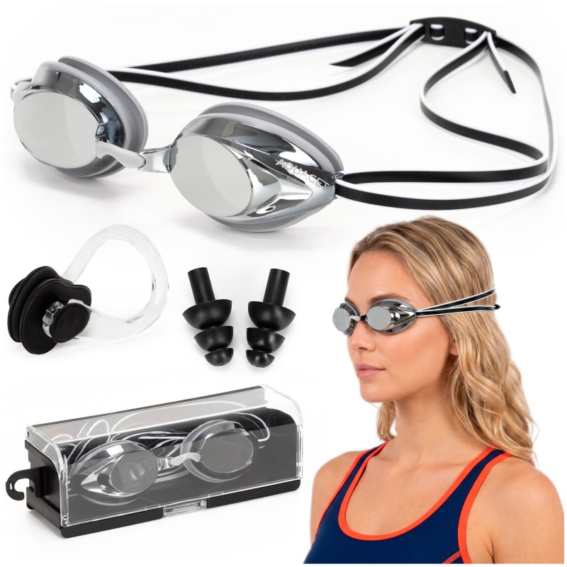 Окуляри для плавання Aquaget AQ0017 Black