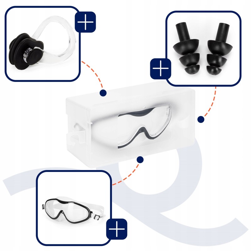 Окуляри для плавання Aquaget AQ0018 White