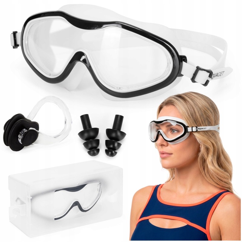 Окуляри для плавання Aquaget AQ0018 White