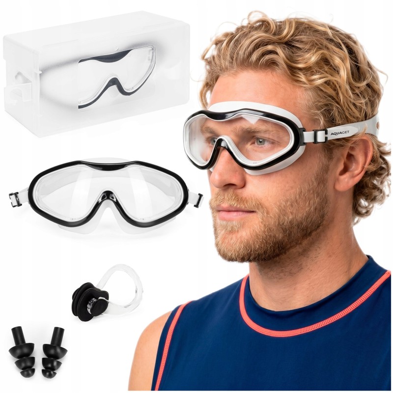 Окуляри для плавання Aquaget AQ0018 White