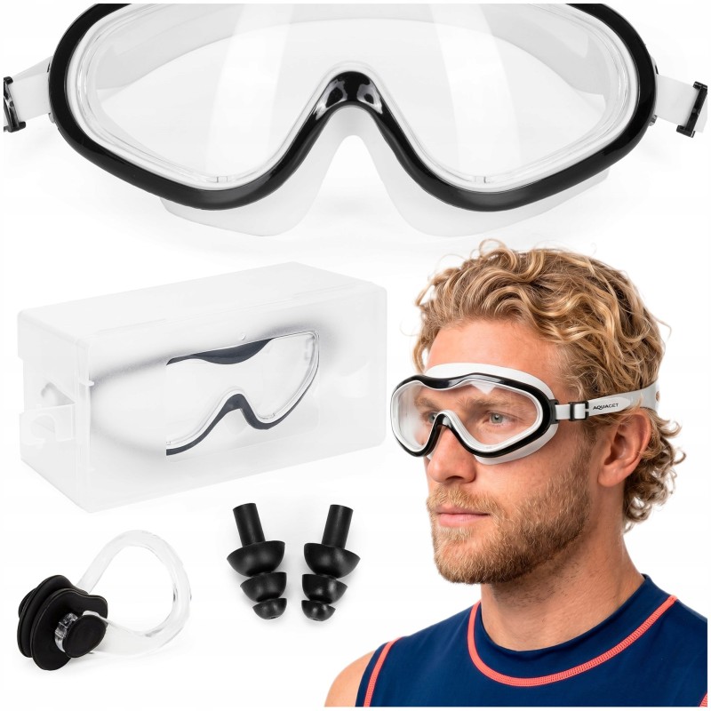 Окуляри для плавання Aquaget AQ0018 White