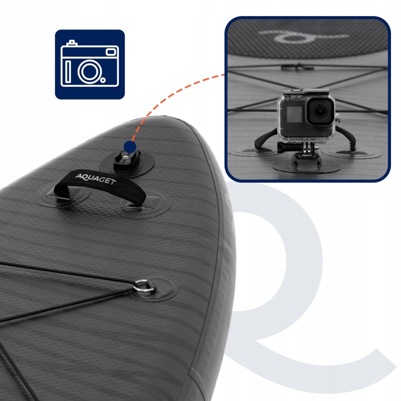 Надувна SUP дошка Aquaget 350 см з веслом AQ0040 Black