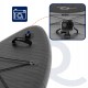 Надувна SUP дошка Aquaget 350 см з веслом AQ0040 Black