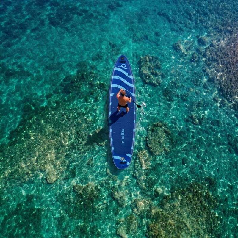 Надувна SUP дошка Aquaget 350 см з веслом AQ0041 Blue