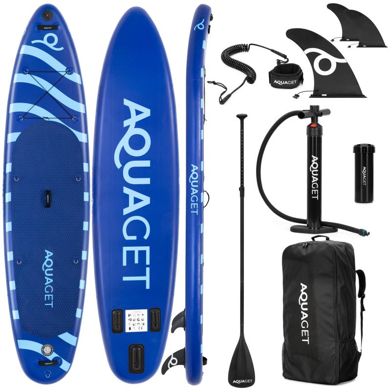 Надувна SUP дошка Aquaget 350 см з веслом AQ0041 Blue