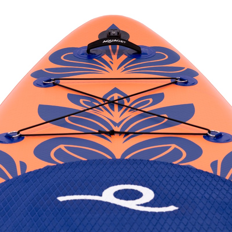 Надувна SUP дошка Aquaget 350 см з веслом AQ0045 Orange/Navy Blue