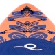 Надувна SUP дошка Aquaget 350 см з веслом AQ0045 Orange/Navy Blue