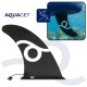 Надувна SUP дошка Aquaget 350 см з веслом AQ0043 Violet/Red