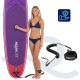 Надувна SUP дошка Aquaget 350 см з веслом AQ0043 Violet/Red
