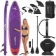 Надувна SUP дошка Aquaget 350 см з веслом AQ0043 Violet/Red