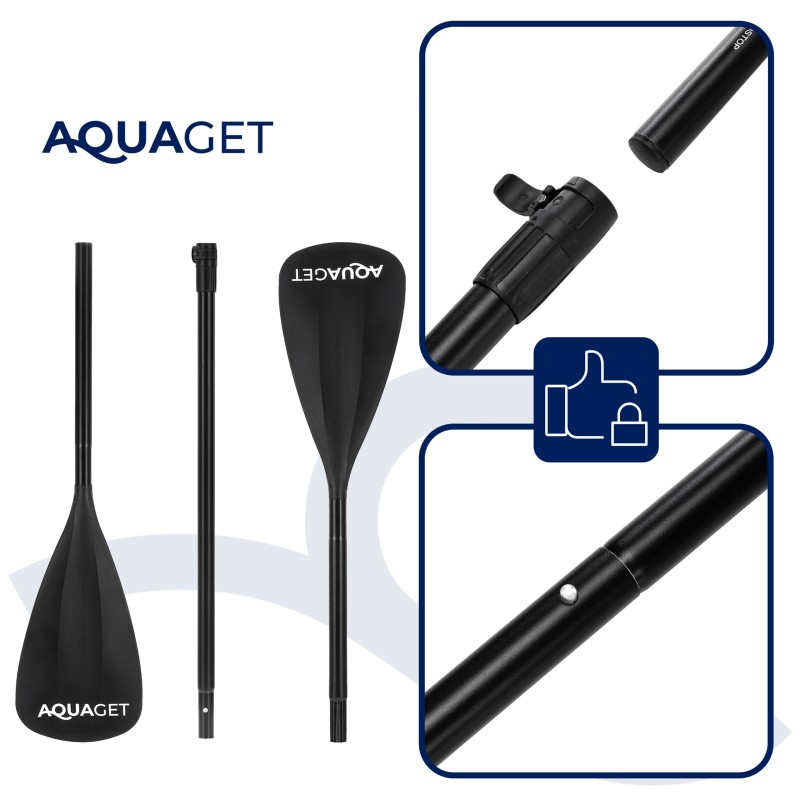 Надувна SUP дошка Aquaget 350 см з веслом AQ0044 Blue/Orange