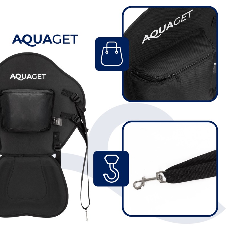Надувна SUP дошка Aquaget 350 см з веслом AQ0044 Blue/Orange