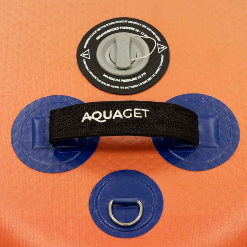 Надувна SUP дошка Aquaget 350 см з веслом AQ0044 Blue/Orange