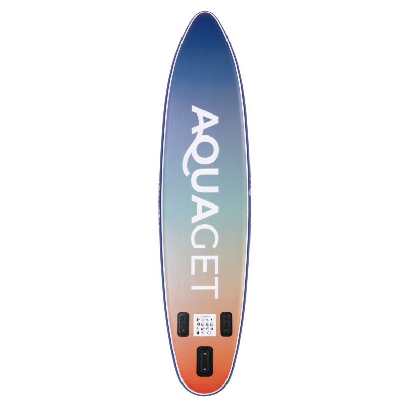 Надувна SUP дошка Aquaget 350 см з веслом AQ0044 Blue/Orange