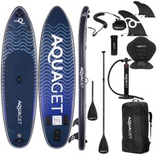 Надувна SUP дошка Aquaget 320 см з веслом AQ0046 Navy Blue/Black