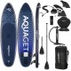 Надувна SUP дошка Aquaget 320 см з веслом AQ0046 Navy Blue/Black