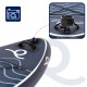 Надувна SUP дошка Aquaget 320 см з веслом AQ0046 Navy Blue/Black