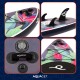 Надувна SUP дошка Aquaget 320 см з веслом AQ0047 Black/Violet