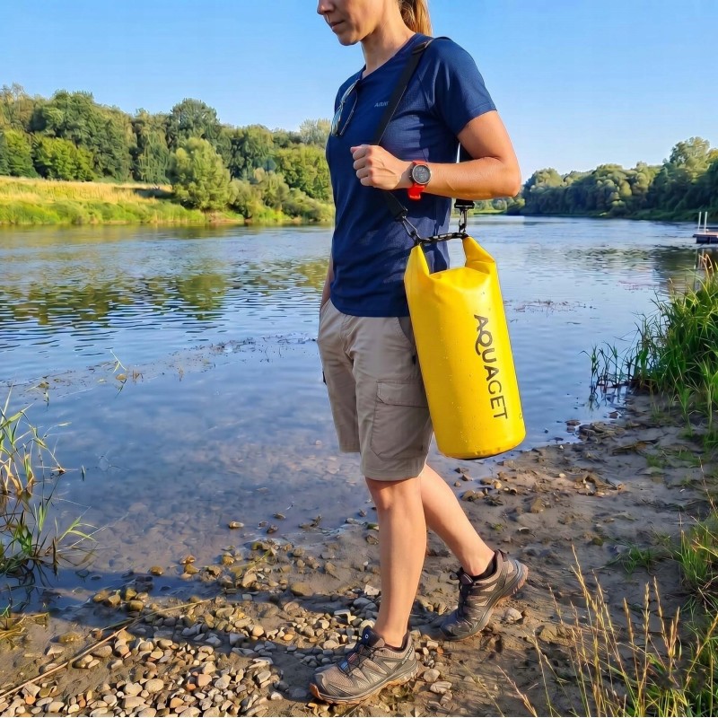Гермомішок Aquaget 10 л водозахисний AQ0022 Yellow