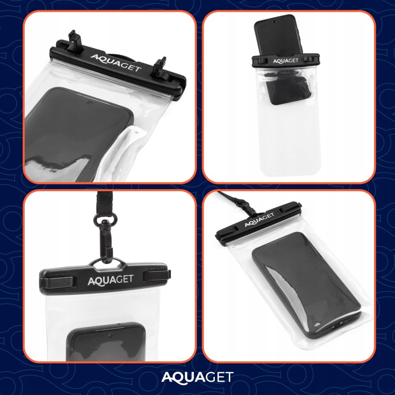Чохол водонепроникний Aquaget для телефона AQ0025 Black