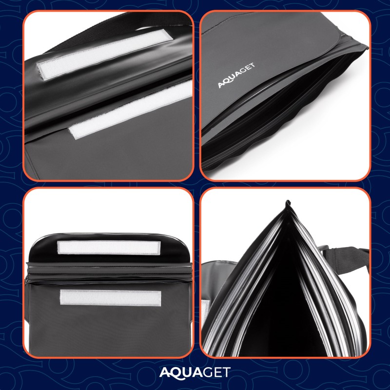 Сумка на пояс Aquaget водонепроникна IPX8 AQ0026 Black