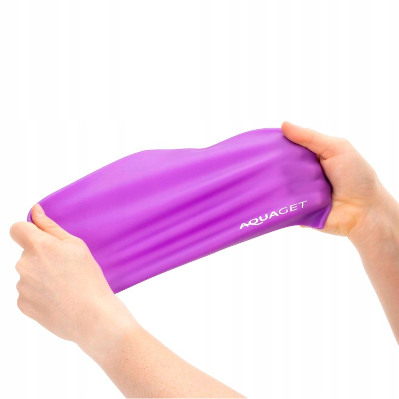 Шапочка для плавання Aquaget для довгого волосся AQ0031 Violet