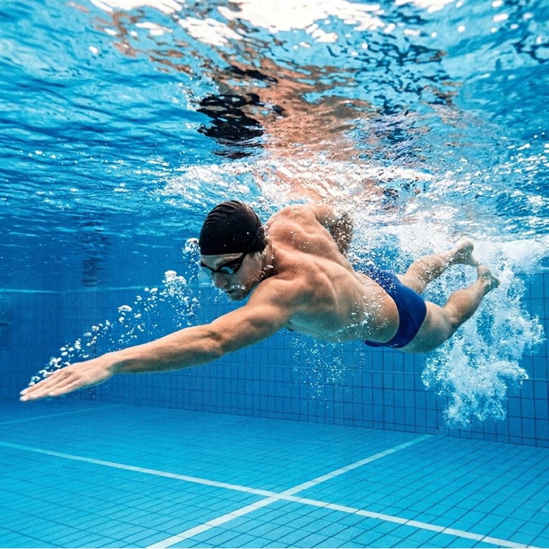 Шапочка для плавання Aquaget AQ0033 Black