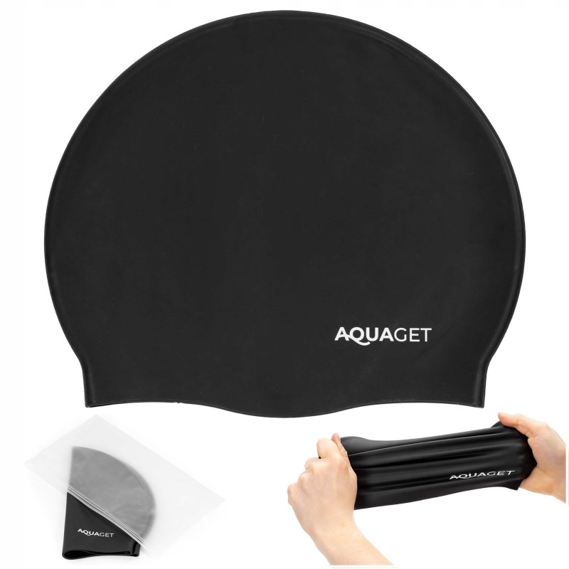 Шапочка для плавання Aquaget AQ0033 Black