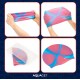 Шапочка для плавання Aquaget AQ0034 Pink/Sky Blue