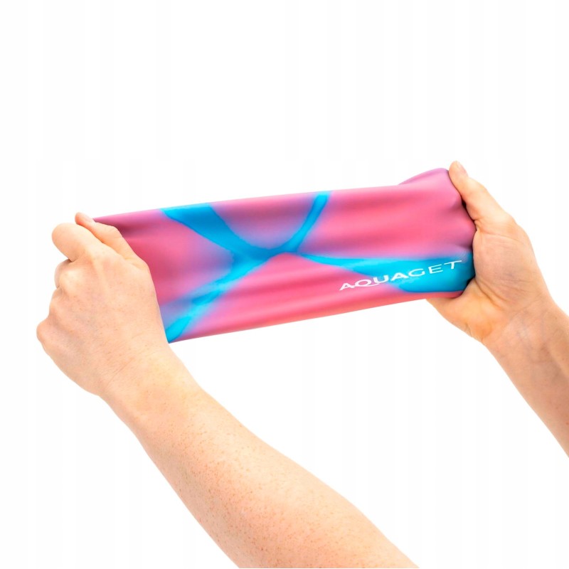 Шапочка для плавання Aquaget AQ0034 Pink/Sky Blue