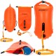 Буй для плавання Aquaget 2 в 1 36 л надувний AQ0036 Orange