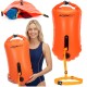 Буй для плавання Aquaget 2 в 1 36 л надувний AQ0036 Orange