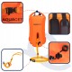 Буй для плавання Aquaget 3 в 1 35 л надувний AQ0037 Orange
